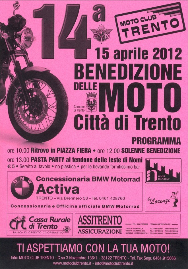 15 aprile - Motobenedizione città di Trento Raduno21032012173349