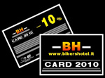 Bikershotel card