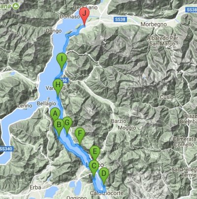 Moto itinerario QUEL RAMO DEL LAGO DI COMO - Itinerari ...