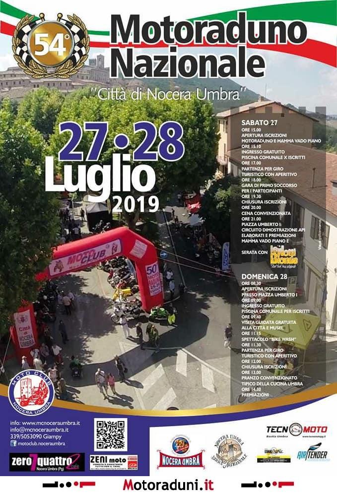 54 Motoraduno Nazionale Citta Di Nocera Umbra Motoraduno