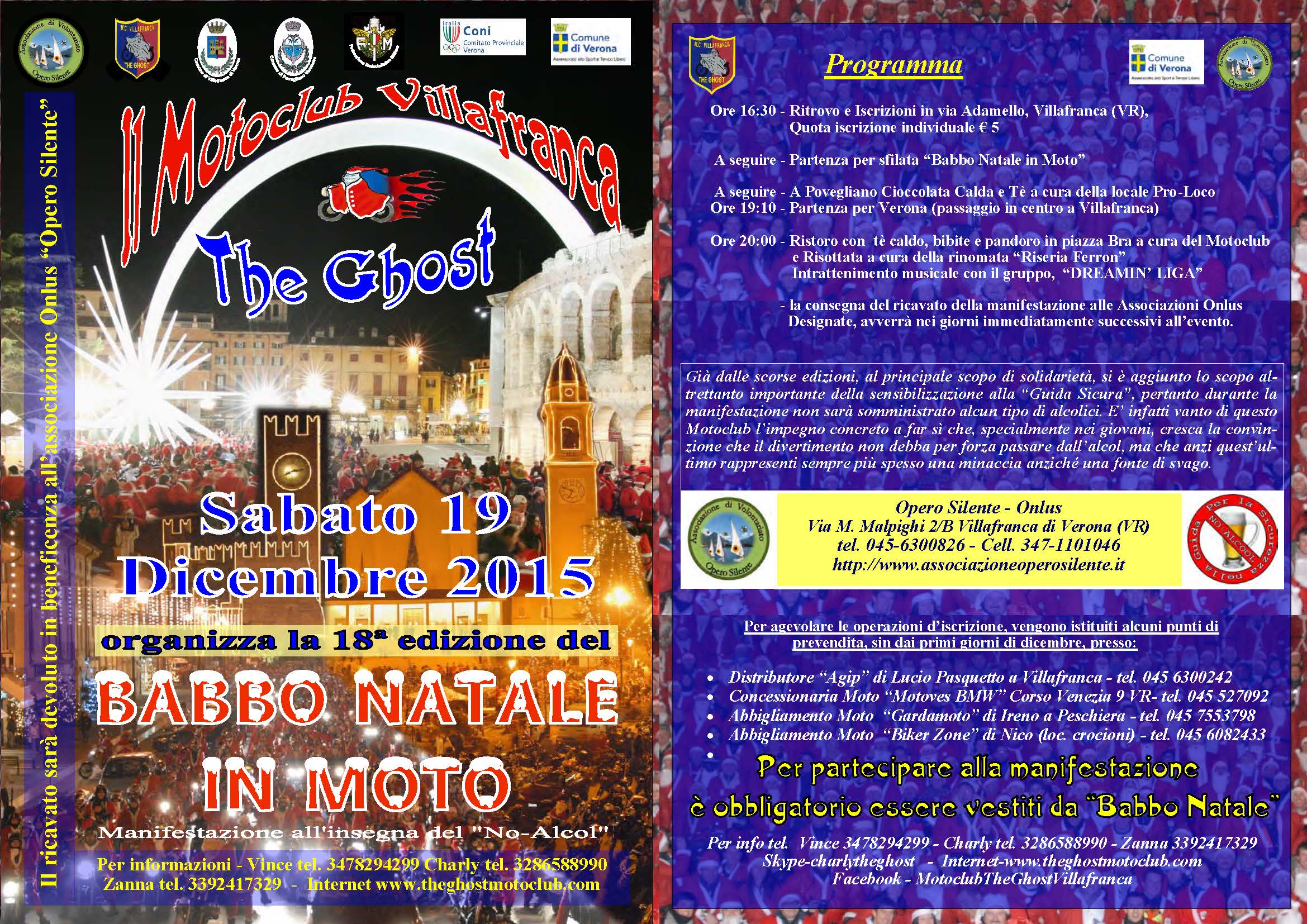 18° BABBO NATALE IN MOTO 2015 motoincontro Villafranca di Verona VR 18° BABBO NATALE IN MOTO 2015 motoincontro Villafranca di Verona VR